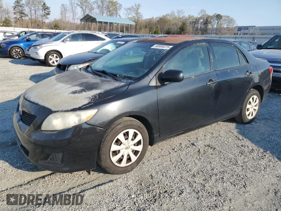 2009 Toyota Corolla with VIN 1NXBU40E59Z094443, listed as a Copart auction lot 50995075 with 278,823 mi miles and Clean Title. Bid and sale history available at carsss.com. Image 1.