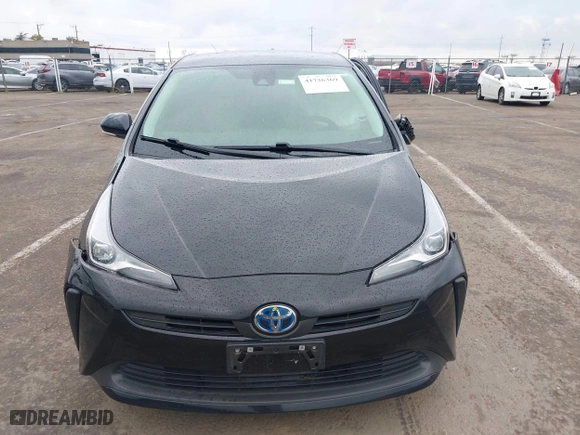 2022 Toyota Prius L Eco with VIN JTDKAMFU8N3188361, listed as a IAAI auction lot 41726369 with 48,517 mi miles. Bid and sale history available at carsss.com. Image 12.