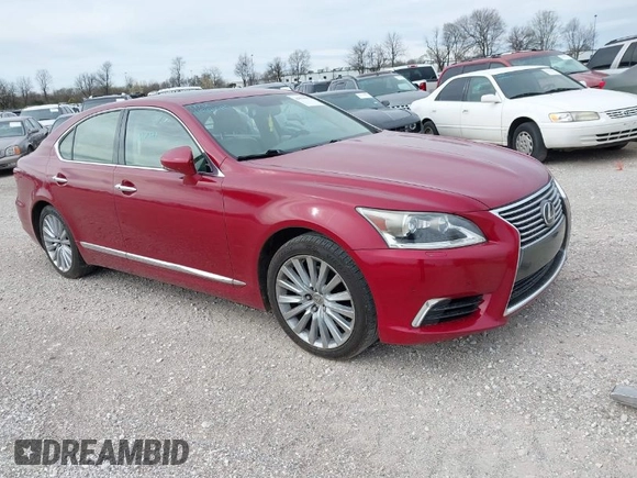 2013 Lexus LS 460 with VIN JTHBL5EF5D5121592, listed as a IAAI auction lot 41821080 with 169,055 mi miles and . Bid and sale history available at DreamBid. Image 1.