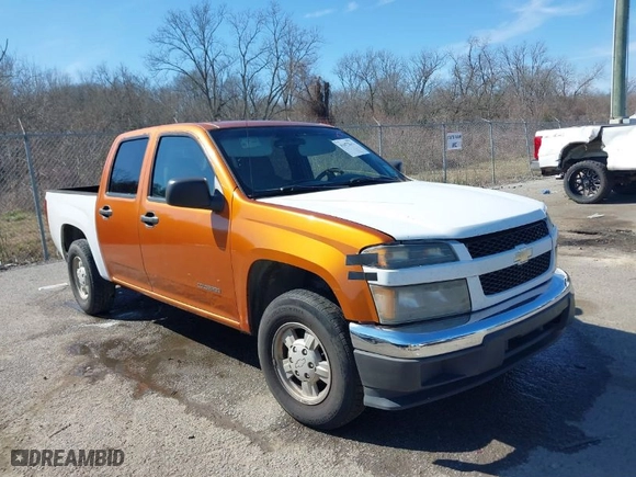 2005 Chevrolet Colorado 1SB LS Z85 with VIN 1GCCS136458181030, listed as a IAAI auction lot 41672611 with 258,628 mi miles. Bid and sale history available at carsss.com. Image 1.