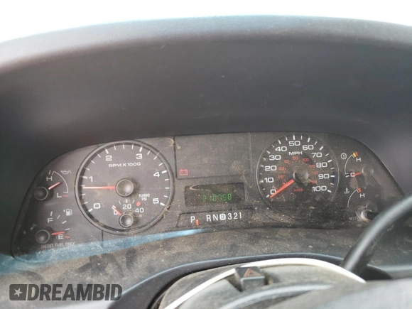 2005 Ford F-250 XL with VIN 1FTSW21P55EA70134, listed as a Copart auction lot 59509155 with 210,758 mi miles and Salvage title. Bid and sale history available at DreamBid. Image 9.