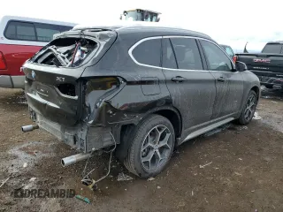 2017 BMW X1 xDrive28i with VIN WBXHT3C37H5F87237, listed as a Copart auction lot 46151025 with 34,297 mi miles and Salvage Title. Bid and sale history available at carsss.com. Image 3.