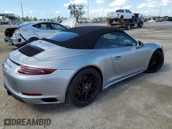 2017 Porsche 911 Carrera S with VIN WP0CB2A90HS156202, listed as a Copart auction lot 78939494 with 35,871 mi miles and Non Repairable. Bid and sale history available at carsss.com. Image 3.