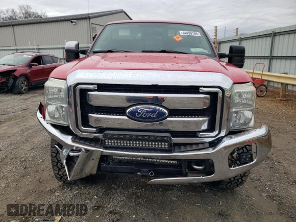 2011 Ford F-250 XL with VIN 1FT7X2BTXBEC45147, listed as a Copart auction lot 44490795 with 242,070 mi miles and Salvage Title. Bid and sale history available at DreamBid. Image 5.