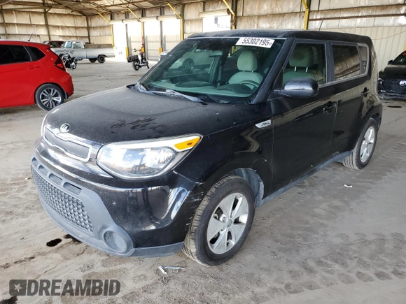 2016 Kia Soul with VIN KNDJN2A29G7328553, listed as a Copart auction lot 55302195 with 167,120 mi miles and Clean Title. Bid and sale history available at carsss.com. Image 1.