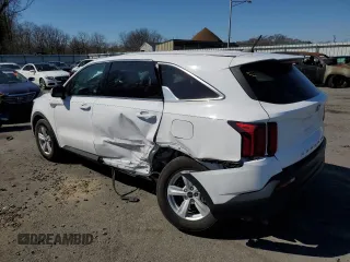 2021 Kia Sorento LX with VIN 5XYRG4LC3MG019853, listed as a Copart auction lot 48263335 with 57,107 mi miles and Salvage Title. Bid and sale history available at carsss.com. Image 2.