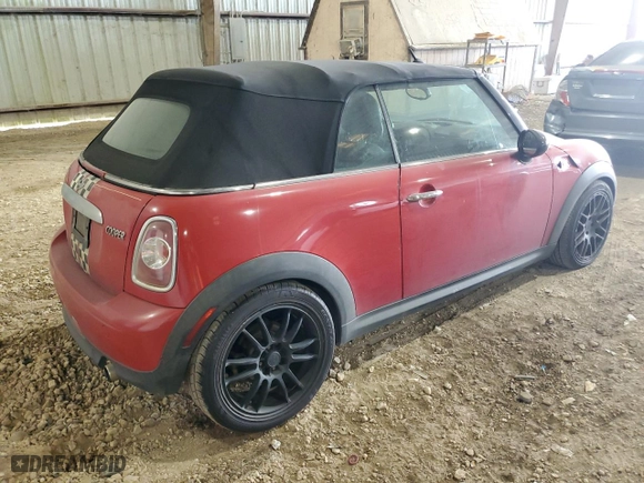 2013 MINI Cooper Convertible with VIN WMWZN3C59DT135481, listed as a Copart auction lot 66724104 with 152,597 mi miles and Salvage Title. Bid and sale history available at carsss.com. Image 3.