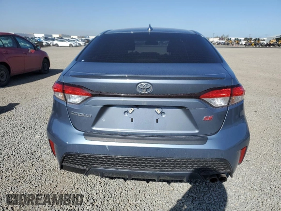 2022 Toyota Corolla SE with VIN JTDS4MCEXN3503519, listed as a Copart auction lot 51928405 with 32,900 mi miles and Salvage Title. Bid and sale history available at carsss.com. Image 6.