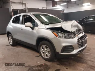 2022 Chevrolet Trax LS with VIN KL7CJNSMXNB555960, listed as a IAAI auction lot 42563564 with 28,553 mi miles and . Bid and sale history available at DreamBid. Image 1.
