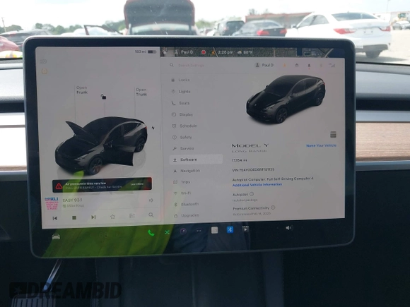 2024 Tesla Model Y z VIN 7SAYGDED6RF191135, wystawiony jako IAAI lot #41790922 z przebiegiem 17 154 mil mil oraz . Historia ofert i sprzedaży dostępna na DreamBid. Obrazek 7.