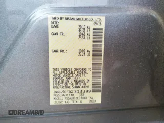 2016 Nissan LEAF S with VIN 1N4BZ0CP1GC313399, listed as a Copart auction lot 38595063 with 43,316 mi miles. Bid and sale history available at carsss.com. Image 12.