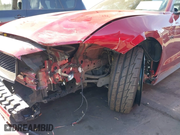 2019 Ford Mustang GT with VIN 1FA6P8CF8K5168730, listed as a IAAI auction lot 41847852 with 42,876 mi miles. Bid and sale history available at carsss.com. Image 6.