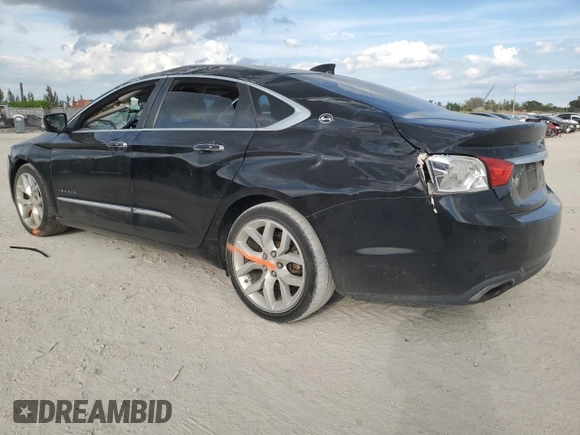 2015 Chevrolet Impala LTZ with VIN 2G1155SL3F9104127, listed as a Copart auction lot 47153325 with 117,590 mi miles and Salvage Title. Bid and sale history available at DreamBid. Image 2.