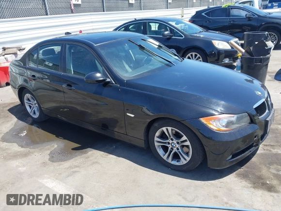 2008 BMW 3 Series 328i with VIN WBAVC57538NK77152, listed as a IAAI auction lot 42516110 with 225,059 mi miles and . Bid and sale history available at DreamBid. Image 1.