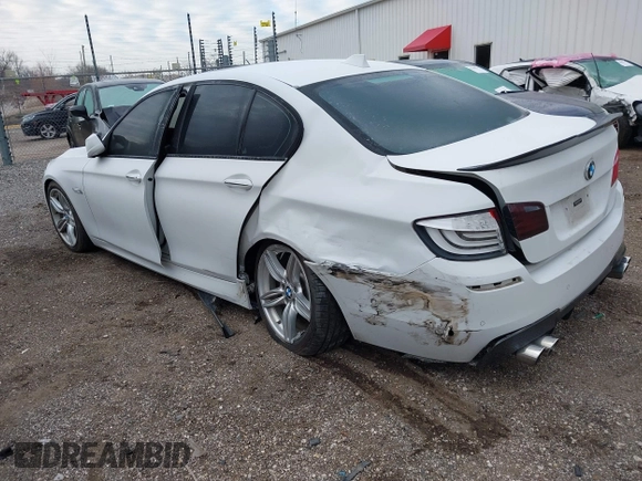 2013 BMW 5 Series 535i xDrive with VIN WBAFU7C53DDU75815, listed as a IAAI auction lot 41881724 with 46,242 mi miles and . Bid and sale history available at carsss.com. Image 3.