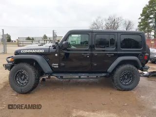 2018 Jeep Wrangler Unlimited Sport with VIN 1C4HJXDN6JW190027, listed as a IAAI auction lot 41351708 with 59,315 mi miles and . Bid and sale history available at DreamBid. Image 14.