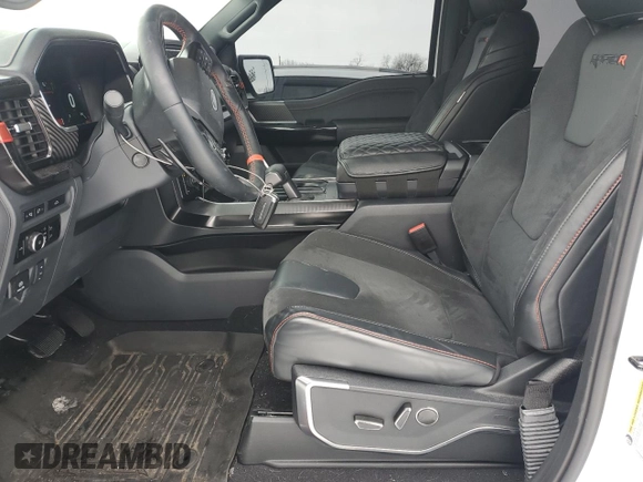 2023 Ford F-150 Raptor with VIN 1FTFW1RJXPFC55093, listed as a Copart auction lot 88436285 with 12,256 mi miles and Salvage Title. Bid and sale history available at DreamBid. Image 7.