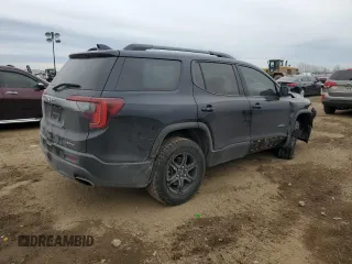2021 GMC Acadia AT4 with VIN 1GKKNLLS8MZ138903, listed as a Copart auction lot 44046555 with 60,141 mi miles and Salvage Title. Bid and sale history available at carsss.com. Image 3.