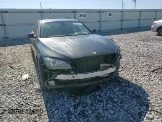 2012 BMW 7 Series 740i with VIN WBAKA4C58CC613763, listed as a Copart auction lot 43557415 with 0 mi miles and Salvage Title. Bid and sale history available at carsss.com. Image 11.
