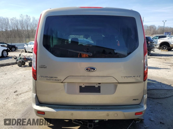 2015 Ford Transit Connect Wagon Titanium with VIN NM0GE9G73F1186303, listed as a Copart auction lot 49785855 with 88,556 mi miles and Salvage Title. Bid and sale history available at carsss.com. Image 6.