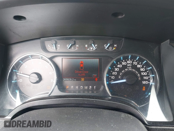 2011 Ford F-150 XLT with VIN 1FTFW1ET4BFA80484, listed as a IAAI auction lot 42465217 with 265,828 mi miles and . Bid and sale history available at DreamBid. Image 7.