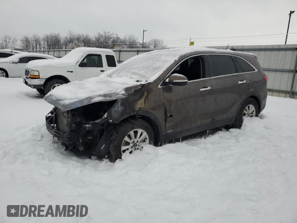 2019 Kia Sorento LX with VIN 5XYPGDA34KG463346, listed as a Copart auction lot 41461755 with Not Provided miles and Salvage Title. Bid and sale history available at DreamBid. Image 1.