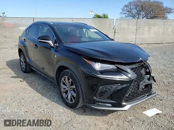 2021 Lexus NX 300 F Sport with VIN JTJSARBZ6M2198757, listed as a Copart auction lot 48591825 with 61,998 mi miles and Salvage title. Bid and sale history available at DreamBid. Image 12.