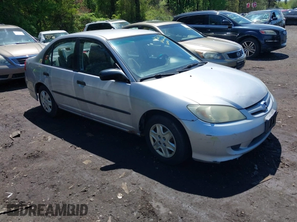 2004 Honda Civic VP with VIN 1HGES16354L002422, listed as a IAAI auction lot 42207198 with 207,564 mi miles and . Bid and sale history available at DreamBid. Image 1.