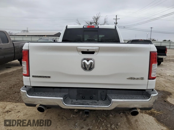 2022 Ram 1500 Lone Star with VIN 1C6SRFFT8NN361352, listed as a Copart auction lot 43051805 with 46,734 mi miles and Salvage title. Bid and sale history available at DreamBid. Image 6.