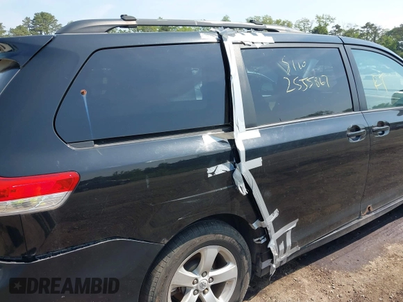 2011 Toyota Sienna LE AAS with VIN 5TDKK3DC1BS107728, listed as a IAAI auction lot 42454579 with Not provided miles and . Bid and sale history available at DreamBid. Image 6.
