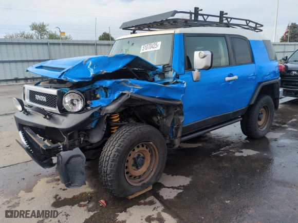 2007 Toyota FJ Cruiser with VIN JTEBU11F770045271, listed as a Copart auction lot 51070425 with 280,751 mi miles and Salvage Title. Bid and sale history available at carsss.com. Image 1.