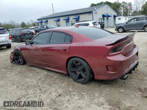 2019 Dodge Charger SRT Hellcat with VIN 2C3CDXL94KH662820, listed as a Copart auction lot 44801625 with 55,169 mi miles and Non Repairable. Bid and sale history available at DreamBid. Image 2.