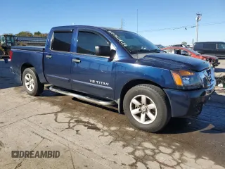 2008 Nissan Titan SE with VIN 1N6BA07D48N317693, listed as a Copart auction lot 76758714 with 126,977 mi miles and Non Repairable. Bid and sale history available at carsss.com. Image 4.