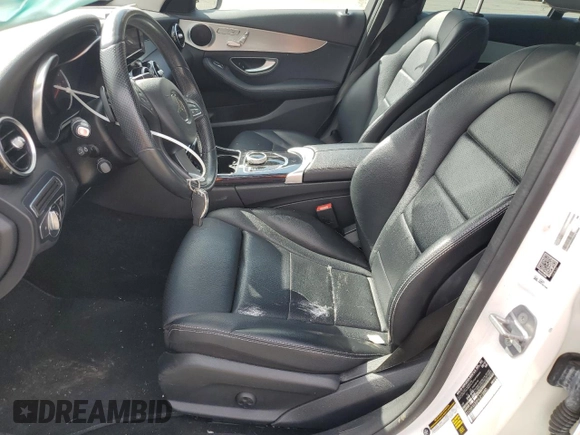2017 Mercedes-Benz C 300 with VIN 55SWF4KB9HU213880, listed as a Copart auction lot 52510285 with 86,383 mi miles and Salvage Title. Bid and sale history available at carsss.com. Image 7.