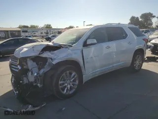 2021 Chevrolet Traverse High Country with VIN 1GNEVNKW8MJ225604, listed as a Copart auction lot 74614544 with 62,801 mi miles and Salvage Title. Bid and sale history available at carsss.com. Image 1.