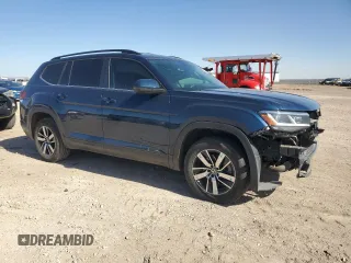 2021 Volkswagen Atlas S with VIN 1V2AP2CA8MC591195, listed as a Copart auction lot 43898235 with 51,443 mi miles and Salvage title. Bid and sale history available at DreamBid. Image 4.