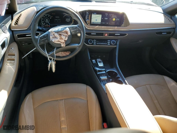 2020 Hyundai Sonata SEL with VIN 5NPEF4JA6LH003219, listed as a Copart auction lot 46748795 with 61,010 mi miles and Non Repairable. Bid and sale history available at carsss.com. Image 8.