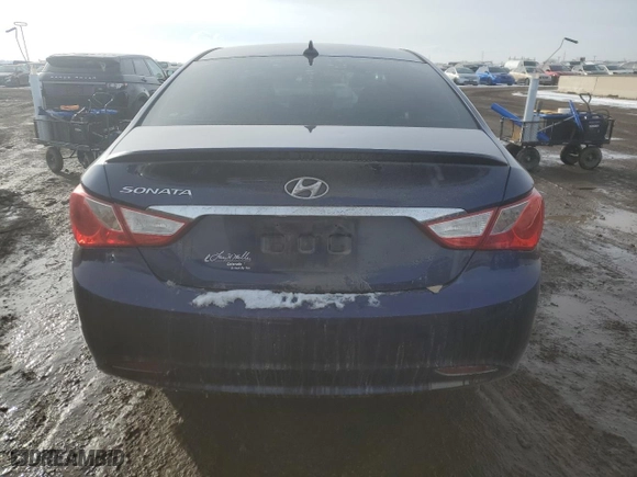 2013 Hyundai Sonata GLS with VIN 5NPEB4AC4DH506083, listed as a Copart auction lot 45553325 with 123,723 mi miles and Salvage Title. Bid and sale history available at carsss.com. Image 6.