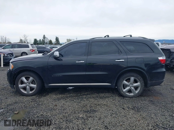 2013 Dodge Durango Citadel with VIN 1C4SDHET9DC510172, listed as a IAAI auction lot 41829385 with 133,710 mi miles and . Bid and sale history available at carsss.com. Image 14.