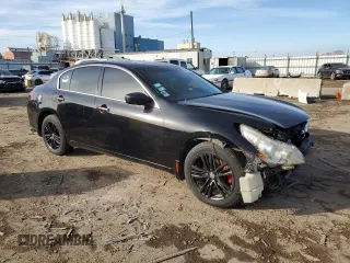 2011 Infiniti G25 Sedan x with VIN JN1DV6AR4BM451613, listed as a Copart auction lot 44604245 with 0 mi miles and Salvage Title. Bid and sale history available at carsss.com. Image 4.