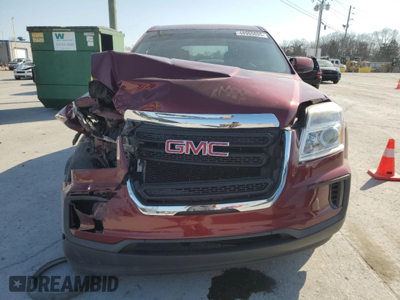 2016 GMC Terrain SLE with VIN 2GKALMEK2G6181458, listed as a Copart auction lot 48965695 with 123,163 mi miles and Salvage Title. Bid and sale history available at DreamBid. Image 5.