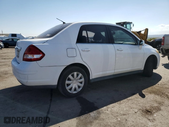 2009 Nissan Versa 1.8 S with VIN 3N1BC11E49L371066, listed as a Copart auction lot 57502474 with 157,127 mi miles and Salvage Title. Bid and sale history available at carsss.com. Image 3.