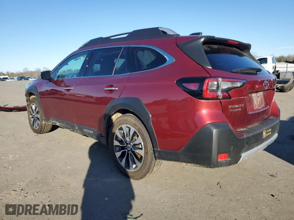 2025 Subaru Outback Touring XT with VIN 4S4BTGPD4S3119829, listed as a Copart auction lot 45090505 with 8,549 mi miles and Salvage Title. Bid and sale history available at carsss.com. Image 2.
