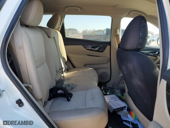 2017 Nissan Rogue SV with VIN KNMAT2MV9HP513716, listed as a Copart auction lot 82706844 with 92,628 mi miles and Non Repairable. Bid and sale history available at carsss.com. Image 10.