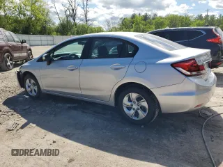 2015 Honda Civic LX z VIN 19XFB2F50FE040002, wystawiony jako Copart lot #57874295 z przebiegiem 174 697 mil mil oraz Czysty tytuł • Clean title. Historia ofert i sprzedaży dostępna na DreamBid. Obrazek 2.