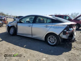 2020 Toyota Prius Prime LE with VIN JTDKARFP3L3129111, listed as a Copart auction lot 52462165 with 56,015 mi miles and Salvage Title. Bid and sale history available at carsss.com. Image 2.