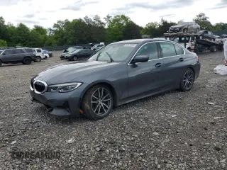 2021 BMW 3 Series 330i xDrive z VIN 3MW5R7J01M8B91830, wystawiony jako Copart lot #58572595 z przebiegiem Nie podano mil oraz Szkoda całkowita • Salvage title. Historia ofert i sprzedaży dostępna na DreamBid. Obrazek 1.