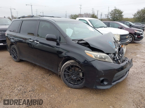2017 Toyota Sienna SE with VIN 5TDXZ3DC2HS783440, listed as a IAAI auction lot 41549026 with 179,744 mi miles and . Bid and sale history available at DreamBid. Image 1.
