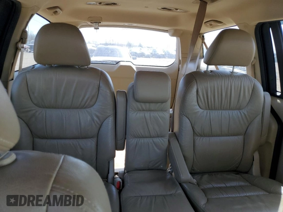 2010 Honda Odyssey EX-L with VIN 5FNRL3H60AB041353, listed as a Copart auction lot 52801315 with 120,253 mi miles and Salvage Title. Bid and sale history available at DreamBid. Image 10.