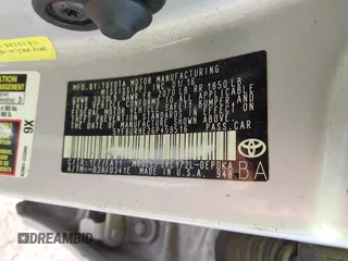 2016 Toyota Corolla L z VIN 5YFBURHE2GP459516, wystawiony jako IAAI lot #41750043 z przebiegiem 111 339 mil mil oraz . Historia ofert i sprzedaży dostępna na DreamBid. Obrazek 9.
